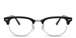 Clubmaster Optics Square Eyeglasses من راي بان بلون أسود - صورة المنتج 1
