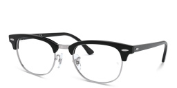 Ray-Ban Clubmaster Unisex Square Eyeglasses in Black – Product Photo 2