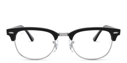 نظارات طبية كلوب ماستر أوبتكس بإطار مربّع من راي بان بلون أسود - صورة المنتج 1