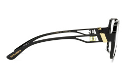 Dolce & Gabbana Wide Square Eyeglasses in Black – Product Photo 3