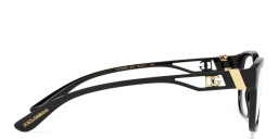 Shop Dolce & Gabbana Square Eyeglasses in Black online.