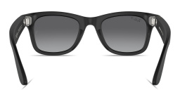 Shop Ray-Ban Meta Wayfarer Unisex Square Sunglasses in Matte Black online.
