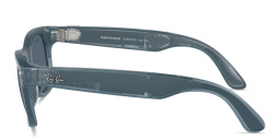 Shop Ray-Ban Meta Wayfarer Unisex Square Sunglasses in Matte Jeans online.