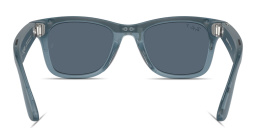 Shop Ray-Ban Meta Wayfarer Unisex Square Sunglasses in Matte Jeans online.