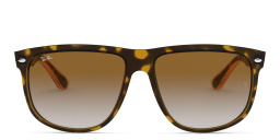 Ray-Ban Boyfriend Square Sunglasses in Light Havana – Product Photo 1