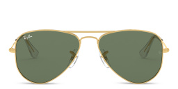Ray-Ban Junior Kids Pilot Sunglasses in Gold – Product Photo 1