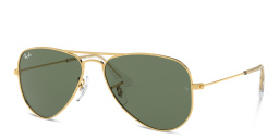 Ray-Ban Junior Kids Aviator Sunglasses in Metal in Gold – Product Photo 2