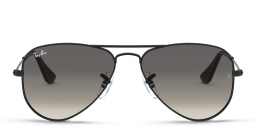 Ray-Ban Junior Kids Pilot Sunglasses in Black – Product Photo 1