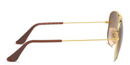 Ray-Ban Junior Kids Pilot Sunglasses in Metal in Polished Gold – Product Photo 3