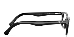 Ray-Ban Unisex Square Eyeglasses in Black – Product Photo 3