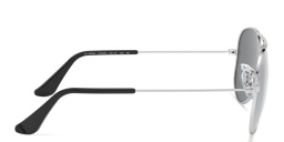 Ray-Ban Junior Kids Aviator Sunglasses in Silver – Product Photo 3