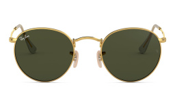 Ray-Ban Round Metal Sunglasses in Gold – Product Photo 1