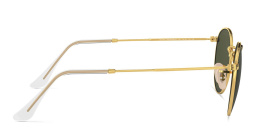 Ray-Ban Round Metal Sunglasses in Gold – Product Photo 3