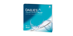 DAILIES AquaComfort PLUS Clear Contact Lenses - Pack of 90 – Product Photo 1