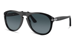 تسوق نظارات شمسية طراز أفياتور للجنسين بشعار السهم بيرسول بلون أسود أونلاين.