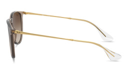 Shop Ray-Ban Erika Classic Unisex Panthos Sunglasses in Transparent light brown online.