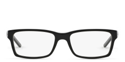 BURBERRY Rectangle Eyeglasses in Black – Product Photo 1