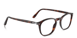 PERSOL Square Eyeglasses in Havana – Product Photo 4