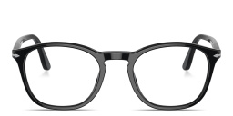 Square Eyeglasses من بيرسول بلون أسود - صورة المنتج 1