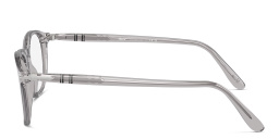 Shop PERSOL Square Eyeglasses in Grey online.