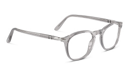 Shop PERSOL Square Eyeglasses in Grey online.