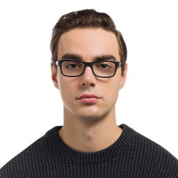 Ray-Ban Optics Rectangle Eyeglasses in Black – Product Photo 5