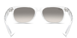 Shop Ray-Ban New Wayfarer Classic Unisex Square Sunglasses in Transparent online.
