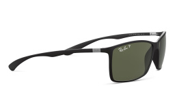 Ray-Ban Liteforce Tech Rectangle Sunglasses in Black – Product Photo 4