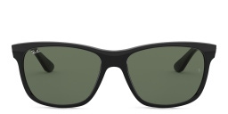 Shop Ray-Ban Square Sunglasses in Black online.