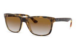 Shop Ray-Ban Square Sunglasses in Light Havana online.