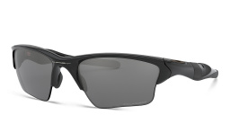 Shop Oakley Half Jacket 2.0 XL Rectangle Sunglasses in Polished Black online.