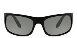 Maui Jim Peahi Manu202 Unisex Rectangle Sunglasses in Black – Product Photo 1