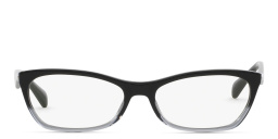 PRADA Irregular Eyeglasses in Black Gradient Transparent – Product Photo 1