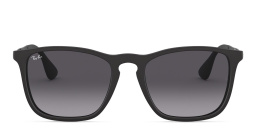 Ray-Ban Chris Square Sunglasses in Black – Product Photo 1