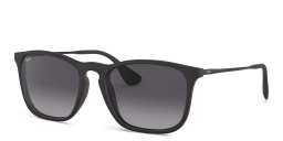 Ray-Ban Chris Square Sunglasses in Black – Product Photo 2