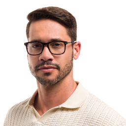 نظارة شمسية كريس بإطار مربع أسود من راي بان بلون متموج - صورة المنتج 6