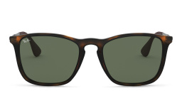Ray-Ban Chris Square Sunglasses in Light Havana – Product Photo 1