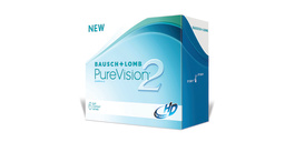 Purevision 2 2HD Clear Contact Lenses - Pack of 6 – Product Photo 1