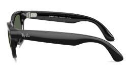 Shop Ray-Ban Meta Skyler Unisex Cat-Eye Sunglasses in Shiny Black online.