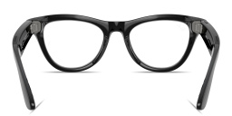 Shop Ray-Ban Meta Skyler Unisex Cat-Eye Eyeglasses With Blue-Violet Light Lenses in Black online.