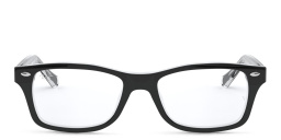 Ray-Ban Junior Kids Square Eyeglasses in Black – Product Photo 1