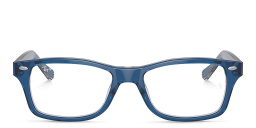 Kids Square Eyeglasses من راي بان جونيور بلون أزرق - صورة المنتج 1