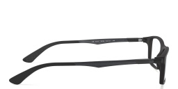 نظارات طبية أوبتكس بإطار مستطيل للجنسين من راي بان بلون أسود - صورة المنتج 3