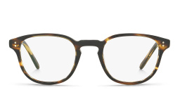 Shop OLIVER PEOPLES Fairmont Square Eyeglasses in Cocobolo online.