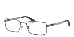 Ray-Ban Rectangle Eyeglasses in Gunmetal – Product Photo 2