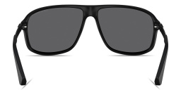 Emporio Armani Eagle Logo Square Sunglasses in Black – Product Photo 4