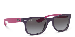 Ray-Ban Junior Kids New Wayfarer Square Sunglasses in Violet – Product Photo 4