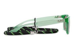 Ray-Ban Junior New Wayfarer Kids Square Sunglasses in Opal Green – Product Photo 3