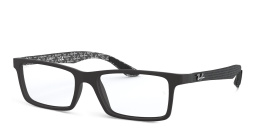 Ray-Ban Optics Unisex Rectangle Eyeglasses in Black – Product Photo 2