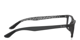 Ray-Ban Optics Unisex Rectangle Eyeglasses in Black – Product Photo 3